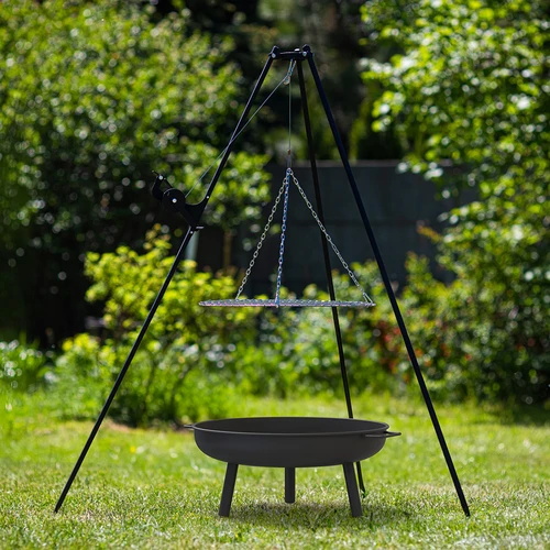 Tuinvuurplaats Ø58 cm, rond, schaal - 11 ['vuurplaats in de tuin', ' ronde vuurplaats', ' kampvuur', ' onder de ketel', ' Poolse vuurplaats', ' vuurplaats van ruw staal', ' kampvuurplaats', ' gietijzeren ketel', ' grill', ' driepoot', ' tuingereedschap', ' koken in de tuin', ' vuurplaats onder het rooster', ' beste vuurplaats', ' geschilderde vuurplaats', ' kampvuurplaats', ' gietijzeren ketel', ' grill', ' driepoot', ' hittebestendige vuurplaats', ' zwarte vuurplaats', ' moderne vuurplaats', ' vuurplaats op poten', ' kleine vuurplaats', ' worstjes roosteren']