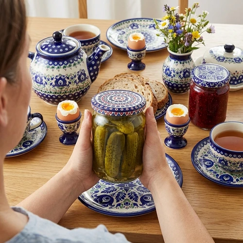Twist-off deksel met opdruk – patroon Keramiek 2, Ø 82/6, 10 stuks - 5