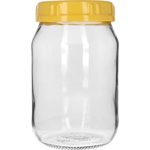 TO-pot 1,7 L met een geel kunststof deksel met handgreep, Ø 100 mm, 1 stuk - 2