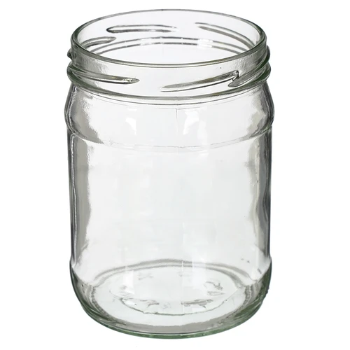Twist-off pot 500 ml met gekleurd deksel fi82/6 - 6 stuks - 3 ['potten voor fermenteren', ' potten voor conserven', ' potten voor inmaak', ' potten voor compotes', ' set potten met deksels', ' gekleurde deksels']