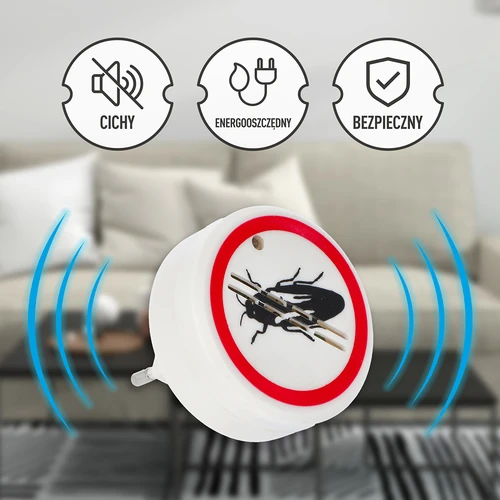 Ultrasone insectenverjager - voor huishoudelijk gebruik - 10 ['afschrikmiddel', ' insectenafschrikker', ' ultrasone afschrikker', ' elektrische afschrikker', ' insectenverjager']