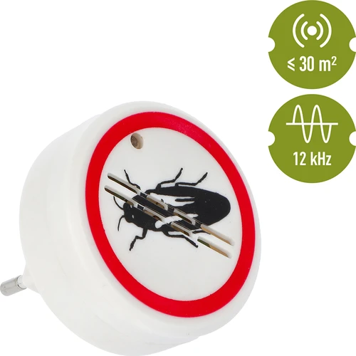 Ultrasone insectenverjager - voor huishoudelijk gebruik - 5 ['afschrikmiddel', ' insectenafschrikker', ' ultrasone afschrikker', ' elektrische afschrikker', ' insectenverjager']