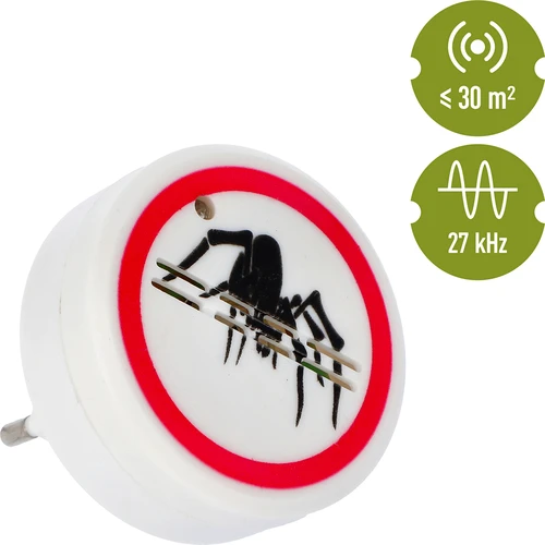 Ultrasone spinnenverjager - voor huishoudelijk gebruik - 5 ['afschrikmiddel', ' spinnenverjager', ' ultrasone verjager', ' elektrische verjager', ' insectenverjager']