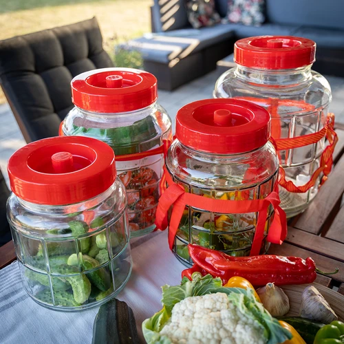 Universele pot 10 L - 9 ['wijnpot', ' inmaakpot', ' wijnpot', ' grote glazen pot', ' voor likeur']