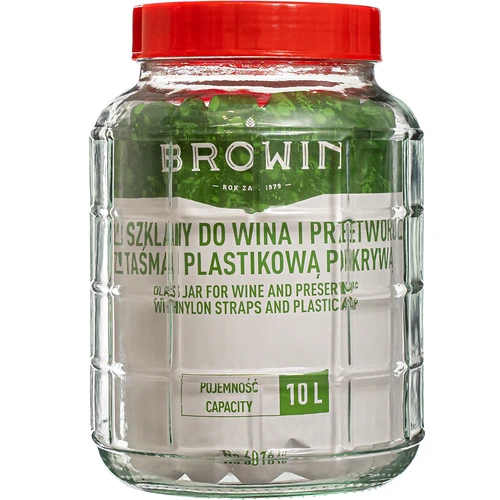 Universele pot 10 L - 3 ['wijnpot', ' inmaakpot', ' wijnpot', ' grote glazen pot', ' voor likeur']