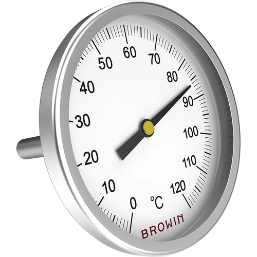 Universele thermometer (0°C tot +120°C) 5cm  - 1 ['thermometer voor rokerij', ' waterdichte thermometer', ' thermometer voor distilleerapparaat']