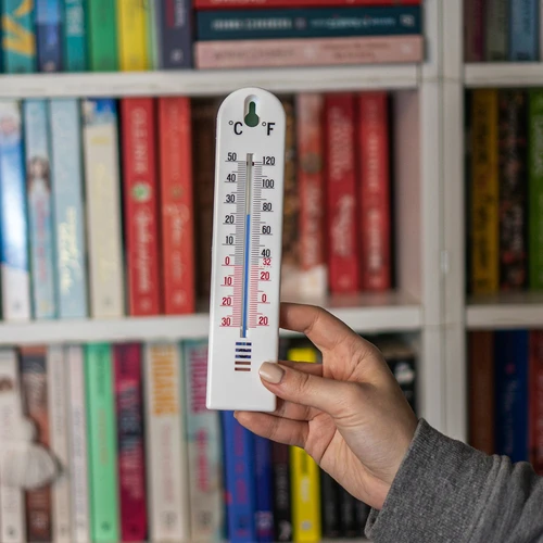 Universele witte thermometer (-30°C tot +50°C) 20cm - 3 ['buitenthermometer', ' buitenthermometer', ' binnenthermometer', ' kamertemperatuurmeter', ' welke temperatuur']