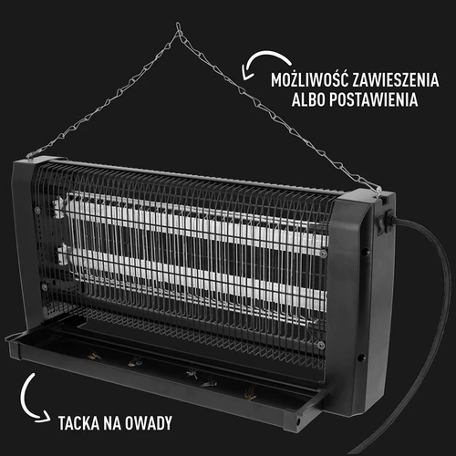 UVA insectendodende lamp 20 W, zwart - 5