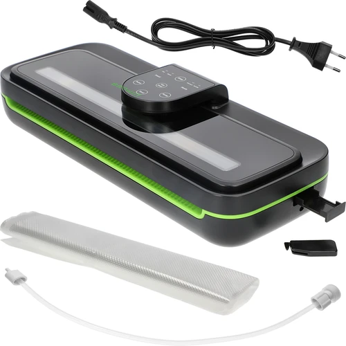 Vacuümmachine - premium LED - 2 ['vacuümverpakking', ' vacuümmachines', ' voedselopslag', ' geribbelde zakken', ' zakken sealen', ' vacuümverpakkingsmachine', ' vacuümverpakker', ' voor voedselverpakking', ' vacuümverpakkingsset', ' folie voor sealmachine', ' voor vlees', ' voor vis', ' voor kaas', ' hoe de houdbaarheid van voedingsmiddelen te verlengen', ' voedselopslag thuis', ' als cadeau', ' keukenapparatuur', ' praktische keukenaccessoires', ' efficiënte vacuümmachine', ' beste vacuümmachine', ' sous-vide koken']