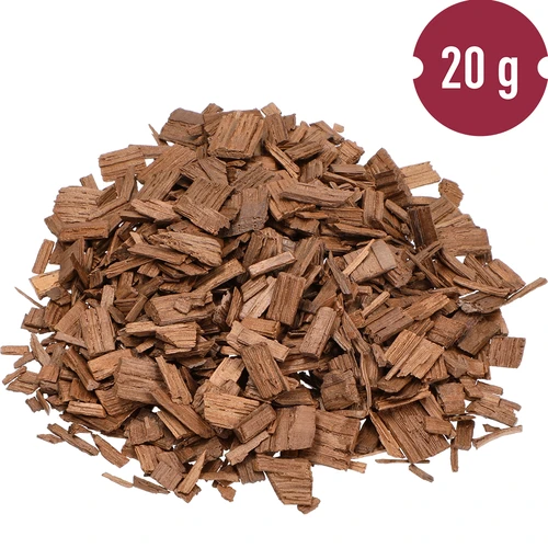 Vanille eiken vlokken, sterk geroosterd, 20g - 5 ['eiken snippers', ' sterk geroosterde eiken snippers', ' eiken vlokken', ' vanille eiken vlokken', ' voor alcohol', ' toevoegingen voor alcohol', ' smaaktoevoegingen']