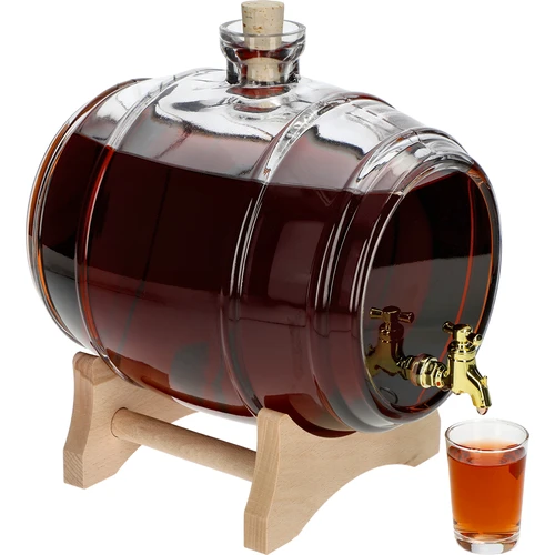 Vat 5 L "Honderd Jaar" - kleurloos - 3 ['vat', ' vaten', ' vat voor likeuren', ' vat voor likeuren', ' vat', ' vat met kraantje', ' vat met dispenser']