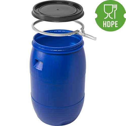 Vat voor kool 85 L, met drukring, blauw, Sterk - 3 ['vaten voor fermentatie', ' vaten voor augurken', ' vat voor komkommers', ' vat voor kool', ' vat voor het fermenteren van komkommers', ' vat voor het fermenteren van kool', ' afsluitbaar vat', ' voedselvat', ' plastic vat', ' kunststof vat', ' goed vat', ' ruim vat', ' blauw vat', ' luchtdicht vat', ' vat met ring', ' vat met drukring', ' vat met deksel', ' vat met stalen ring', ' regenton', ' vat voor regenwater', ' vat 85 liter']