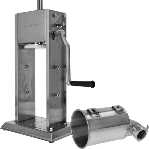 Verticale premium vuller 3 L - 6 ['worstenstopper', ' verticale worstenvuller', ' beste worstenstopper', ' worstmachine', ' worstmaker', ' worstmaker', ' worstenset', ' worstenvuller', ' slagerijvuller', ' verticale vuller', ' trechters voor vulmachines', ' innovatieve slagerijvuller', ' vuller van 3 L', ' zelfgemaakte worsten', ' huiselijke worstenvuller']