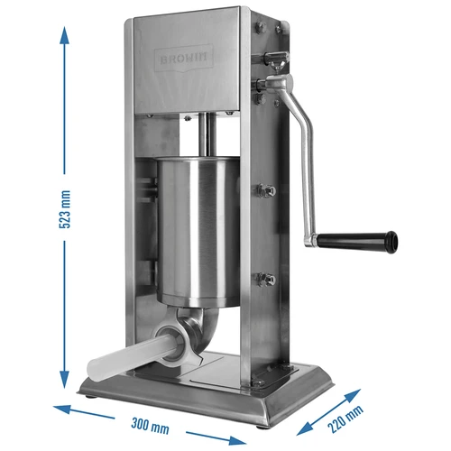 Verticale premium vuller 3 L - 12 ['worstenstopper', ' verticale worstenvuller', ' beste worstenstopper', ' worstmachine', ' worstmaker', ' worstmaker', ' worstenset', ' worstenvuller', ' slagerijvuller', ' verticale vuller', ' trechters voor vulmachines', ' innovatieve slagerijvuller', ' vuller van 3 L', ' zelfgemaakte worsten', ' huiselijke worstenvuller']