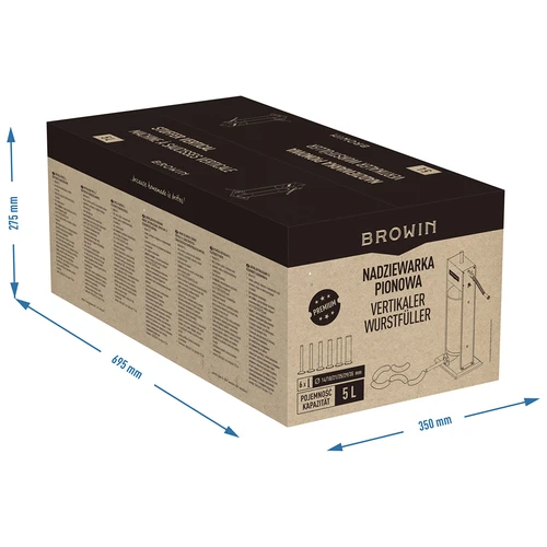 Verticale premium worstenvuller 5 L - 13 ['worstenvuller', ' verticale worstenvuller', ' beste worstenvuller', ' worstmachine', ' worstmaker', ' worstmaker', ' worstenset', ' worstenvuller', ' slagersvuller', ' verticale vuller', ' trechters voor worstenvullers', ' innovatieve slagersvuller', ' worstenvuller van 5 L', ' zelfgemaakte worsten', ' huiselijke worstenvuller']