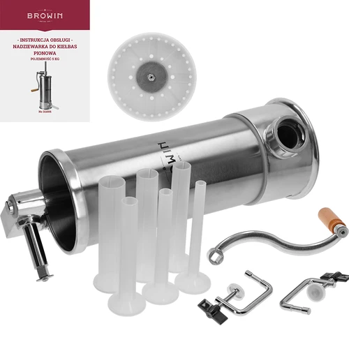 Verticale vuller 5kg - 3 ['worstenvuller', ' worstmachine', ' worstmaker', ' worstmaker', ' worstenset', ' worstenvuller', ' slagersvuller', ' verticale vuller']