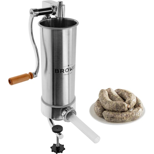 Verticale worstopper 3 kg - 5 ['worstopper voor worsten', ' worstopper voor thuisslagers', ' huisgemaakte worst', ' voor huisgemaakte worst', ' hoe maak je worst', ' worstvuller', ' slagersvuller', ' verticale vuller']