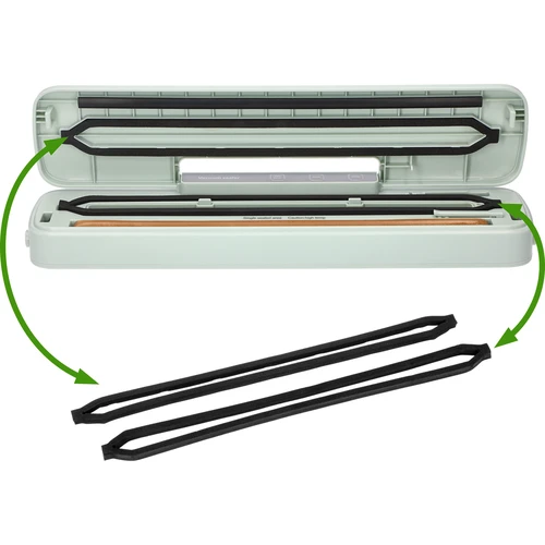 Vervangende pakkingen voor sealers 320620 en 320623 - 3 ['reservepakking voor vacuümsealer', ' vacuümverpakking', ' vacuümsealers', ' voedselopslag', ' geribbelde zakken', ' zakken sealen', ' vacuümverpakkingsmachine', ' vacuümverpakker', ' voor voedselverpakking', ' vacuümverpakkingsset', ' folie voor sealer', ' voor vlees', ' voor vis', ' voor kaas', ' hoe de houdbaarheid van voedingsmiddelen te verlengen', ' voedselopslag thuis', ' als cadeau', ' keukenapparatuur', ' praktische keukenaccessoires', ' efficiënte vacuümsealer']
