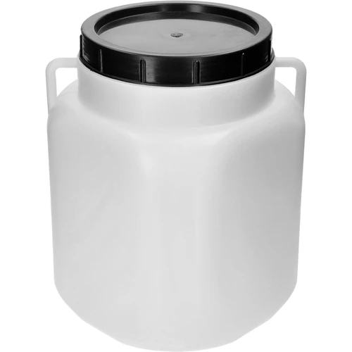 Vierkant Vat van 30 L, wit, met handvatten, Sterk  - 1 ['vaten voor het fermenteren', ' vaten voor augurken', ' vat voor komkommers', ' vat voor kool', ' vat voor het fermenteren van komkommers', ' vat voor het fermenteren van kool', ' vierkant vat', ' afsluitbaar vat', ' voedselvat', ' schroefvat', ' plastic vat', ' kunststof vat', ' vat met handvatten', ' goed vat', ' wit vat', ' vat met deksel', ' luchtdicht vat', ' regenton', ' vat voor regenwater']