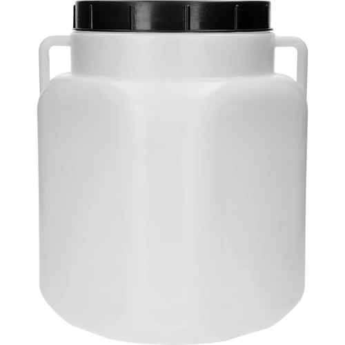 Vierkant Vat van 30 L, wit, met handvatten, Sterk - 2 ['vaten voor het fermenteren', ' vaten voor augurken', ' vat voor komkommers', ' vat voor kool', ' vat voor het fermenteren van komkommers', ' vat voor het fermenteren van kool', ' vierkant vat', ' afsluitbaar vat', ' voedselvat', ' schroefvat', ' plastic vat', ' kunststof vat', ' vat met handvatten', ' goed vat', ' wit vat', ' vat met deksel', ' luchtdicht vat', ' regenton', ' vat voor regenwater']