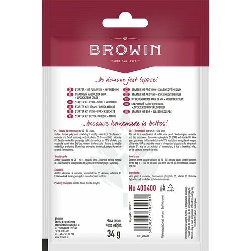 Vinistart, 34 g - 2 ['gist met voedingsstof', ' wijngist met voedingsstof', ' wijnmaakgist met voedingsstof', ' gist en voedingsstof voor wijn', ' voedingsstof voor wijn', ' actieve gedroogde wijngist', ' wijngist', ' gist voor wijn', ' wijnmaakgist', ' gedroogde wijnmaakgist', ' gedroogde gist', ' gedroogde gist voor wijn', ' gist voor rode wijn', ' gist voor witte wijn', ' gist voor roséwijn']