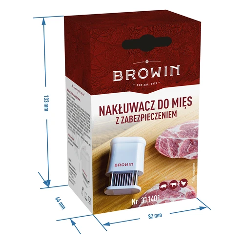Vleesprikker met beveiliging - 10 ['zelfgemaakte vleeswaren', ' roken', ' zelfgemaakte producten', ' zelfgemaakte vleeswaren', ' zelfgemaakte paté', ' witte worst', ' worst roken', ' worst', ' vleeswaren', ' vlees', ' huisgemaakte producten', ' diner']