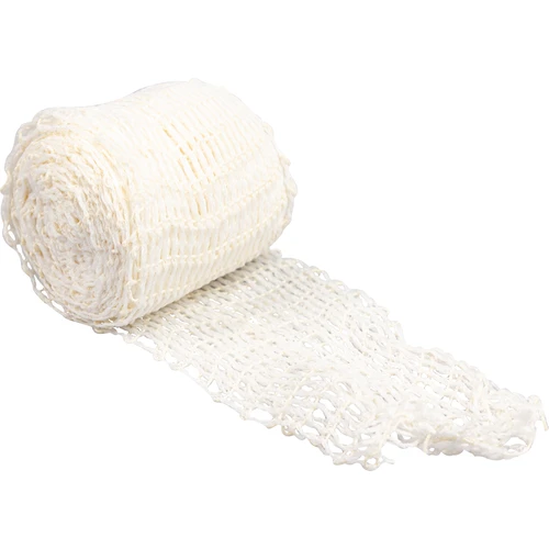 Vleessnijwerk met afmetingen 22 cm x 4 m, met hittebestendigheid tot 220°C  - 1 ['vleessnijwerk', ' rundvleessnijwerk', ' wit net', ' vleestouw', ' kooknet', ' elastisch net', ' kooktouw voor vlees']