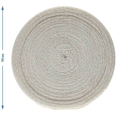 Vleeswaren net met afmetingen 15 cm x 50 m, met thermische weerstand tot 220°C - 4 ['net voor ham', ' voedingsnet', ' net voor vleeswaren', ' net voor het roken van vleeswaren', ' net voor gerijpte vleeswaren']