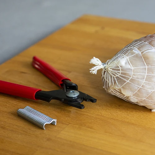 Vleeswarensluiter + 60 clips - 7 ['voor Kraków', ' voor omhulsels', ' voor ham', ' worstklem', ' vleeswarensluiter', ' clipmachine voor omhulsels', ' clipmachine voor vleeswaren', ' clipmachine voor worsten', ' netklem']
