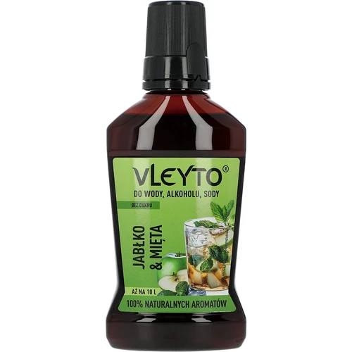 VLEYTO Munt & Appel – smaakessence met natuurlijke aroma's, 250 ml  - 1 ['smaakessences', ' smaakextracten', ' smaakessences voor alcohol', ' smaakextracten voor dranken', ' essences voor cocktails', ' essences voor dranken', " essences met natuurlijke aroma's", ' aromatisering van dranken', ' browin essences', ' nieuwe essences', ' hit in smaakessences', ' zelfgemaakte dranken', ' smaakvolle cocktails voor een feestje', " 100% natuurlijke aroma's", ' smaakvolle cocktails', ' extract voor 10 liter', ' essence voor 10 L', ' voor cocktails en dranken', ' smaakconcentraat', " aroma's voor alcohol", ' smaken voor cocktails', ' natuurlijke essences', " natuurlijke aroma's", ' genoeg voor veel', ' nieuwigheid', ' must have']