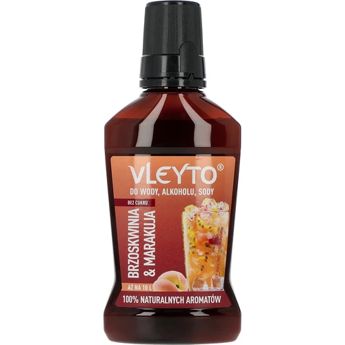 VLEYTO Perzik & Passievrucht – smaakessence met natuurlijke aroma's, 250 ml  - 1 ['smaakessences', ' smaakextracten', ' smaakessences voor alcohol', ' smaakextracten voor dranken', ' essences voor cocktails', ' essences voor dranken', " essences met natuurlijke aroma's", ' aromatisering van dranken', ' browin essences', ' nieuwe essences', ' hit in smaakessences', ' zelfgemaakte dranken', ' smaakvolle drankjes voor een feestje', " 100% natuurlijke aroma's", ' smaakvolle cocktails', ' extract voor 10 liter', ' essence voor 10 L', ' voor cocktails en dranken', ' smaakconcentraat', " aroma's voor alcohol", ' smaken voor cocktails', ' natuurlijke essences', " natuurlijke aroma's", ' genoeg voor veel', ' nieuwigheid', ' must have']