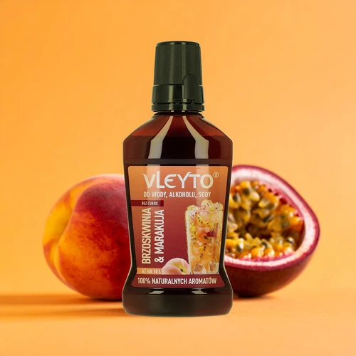 VLEYTO Perzik & Passievrucht – smaakessence met natuurlijke aroma's, 250 ml - 4 ['smaakessences', ' smaakextracten', ' smaakessences voor alcohol', ' smaakextracten voor dranken', ' essences voor cocktails', ' essences voor dranken', " essences met natuurlijke aroma's", ' aromatisering van dranken', ' browin essences', ' nieuwe essences', ' hit in smaakessences', ' zelfgemaakte dranken', ' smaakvolle drankjes voor een feestje', " 100% natuurlijke aroma's", ' smaakvolle cocktails', ' extract voor 10 liter', ' essence voor 10 L', ' voor cocktails en dranken', ' smaakconcentraat', " aroma's voor alcohol", ' smaken voor cocktails', ' natuurlijke essences', " natuurlijke aroma's", ' genoeg voor veel', ' nieuwigheid', ' must have']