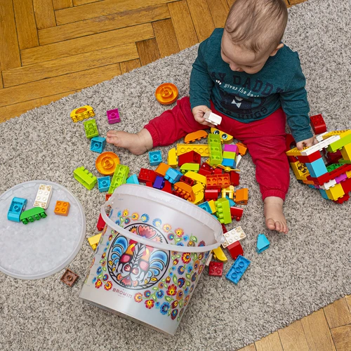 Voedselemmer GWIOZDA - met deksel, 10 L - 9 ['tuinemmer', ' emmer met deksel', ' emmer voor de tuin', ' emmer met deksel', ' afsluitbare emmer', ' afsluitbare emmer', ' emmer met opdruk', ' voor paddenstoelen']