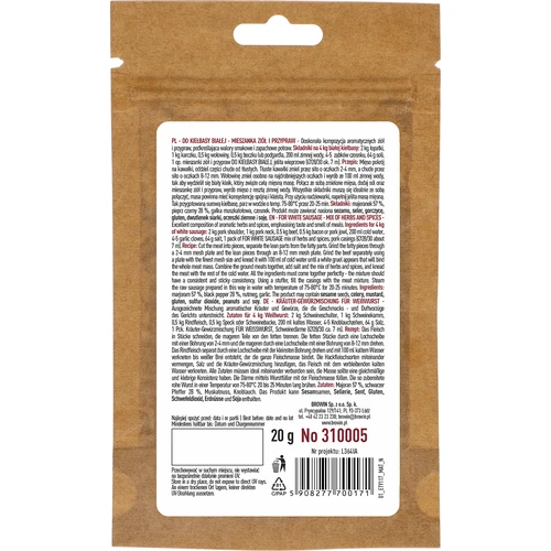 Voor witte worst - mengsel van kruiden en specerijen - 2