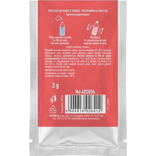 VSYPTO Aardbei Matcha, 3 g - 3