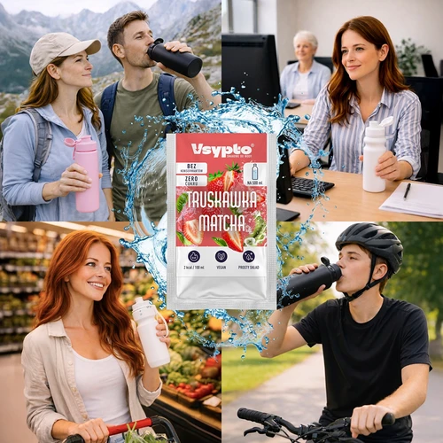 VSYPTO Aardbei Matcha, 3 g - 7