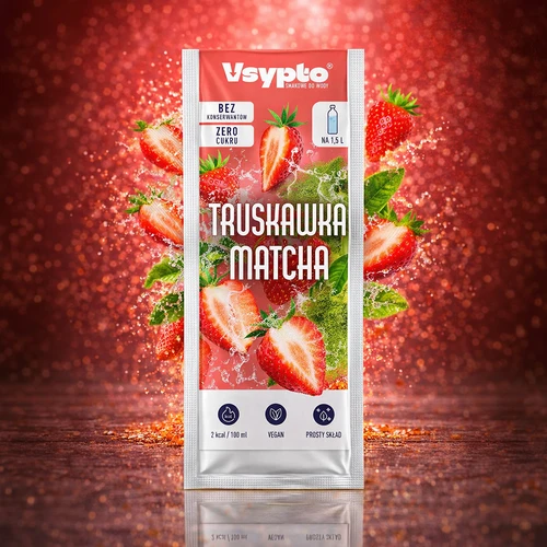 VSYPTO Aardbei Matcha, 9 g
