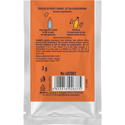 VSYPTO Ice Tea Perzik, 3 g - 3