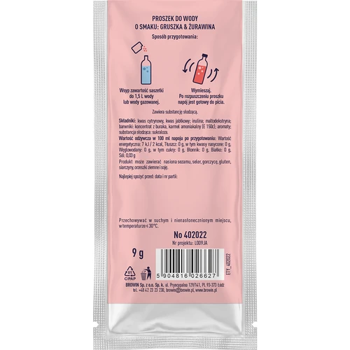 VSYPTO in de smaak Peer-Cranberry, 9 g - 3