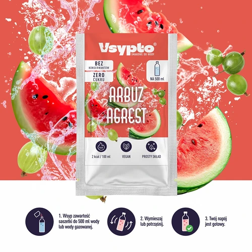 VSYPTO in de smaak Watermeloen & Kruisbes, 3 g - 5