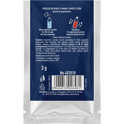 VSYPTO met bosvruchtensmaak, 3 g - 3