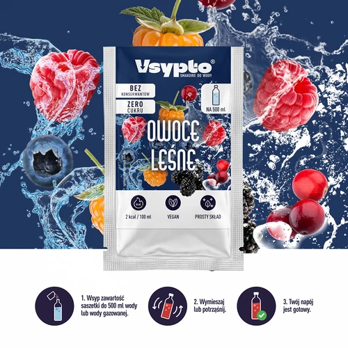 VSYPTO met bosvruchtensmaak, 3 g - 5