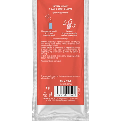 VSYPTO met de smaak Watermeloen & Kruisbes, 9g - 3