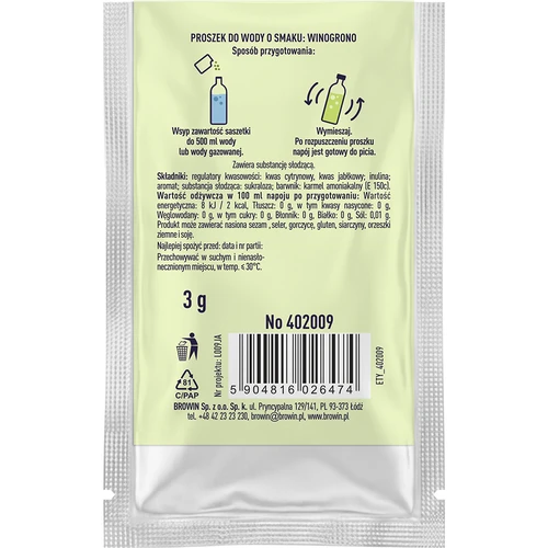 VSYPTO met druivensmaak, 3 g - 3