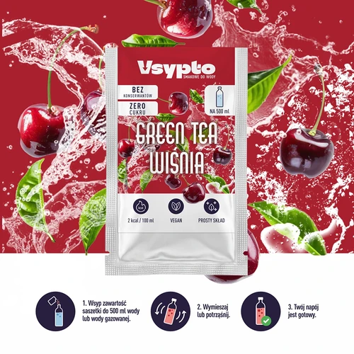 VSYPTO met Green Tea Kers-smaak, 3 g - 5