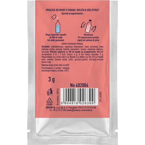 VSYPTO met Mojito Grapefruit-smaak, 3 g - 3