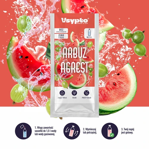 VSYPTO o smaku Arbuz Agrest, 9g - 5