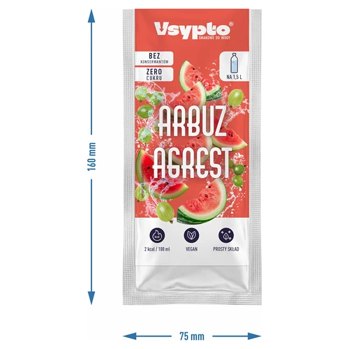 VSYPTO o smaku Arbuz Agrest, 9g - 4