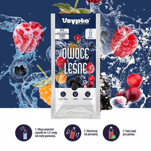 VSYPTO o smaku owoców leśnych, 9g - 5