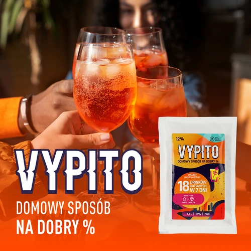 VYPITO 12%, zakje voor 18 drankjes - Chillout licht fruitig, 126 g - 6 ['voor drankjes', ' voor alcohol', ' snelle fermentatie', ' mix voor het maken van dranken', ' ideaal voor drankjes', ' om alcohol te maken', ' frisdranken', ' DIY alcohol', ' DIY dranken', ' zelfgemaakte drankjes', ' handgemaakte alcohol', ' alcoholische cocktails', ' voor dranken met alcohol', ' energiedrank', ' smaakdrankjes', ' chillout', ' alcohol voor een feestje', ' zelfgemaakte alcohol', ' zelfgemaakte dranken', ' gist met voedingsstoffen', ' thuisgistfermentatie']